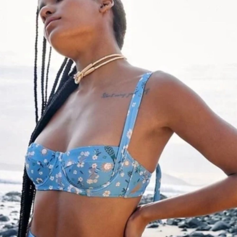 Free People X Carolina K Carmel Bikini Top Sun Size XS